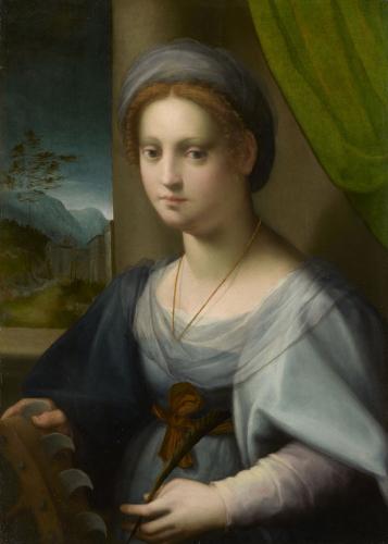 Portrait of a Lady as St. Catherine of Alexandria