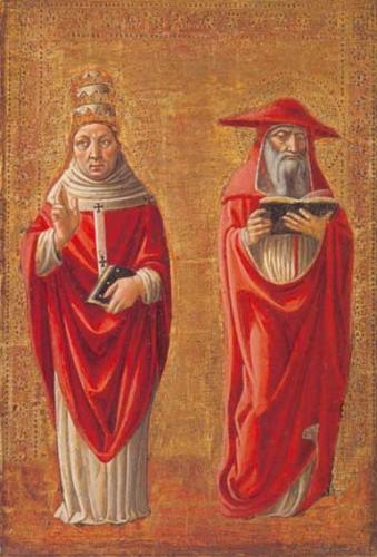 St Jerome and St gregory the Great