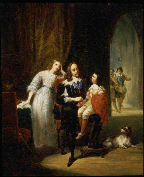 Charles I  Awaiting Trial with Princess Elizabeth and Prince Henry