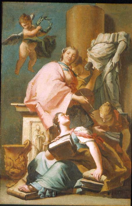 An allegory of the arts