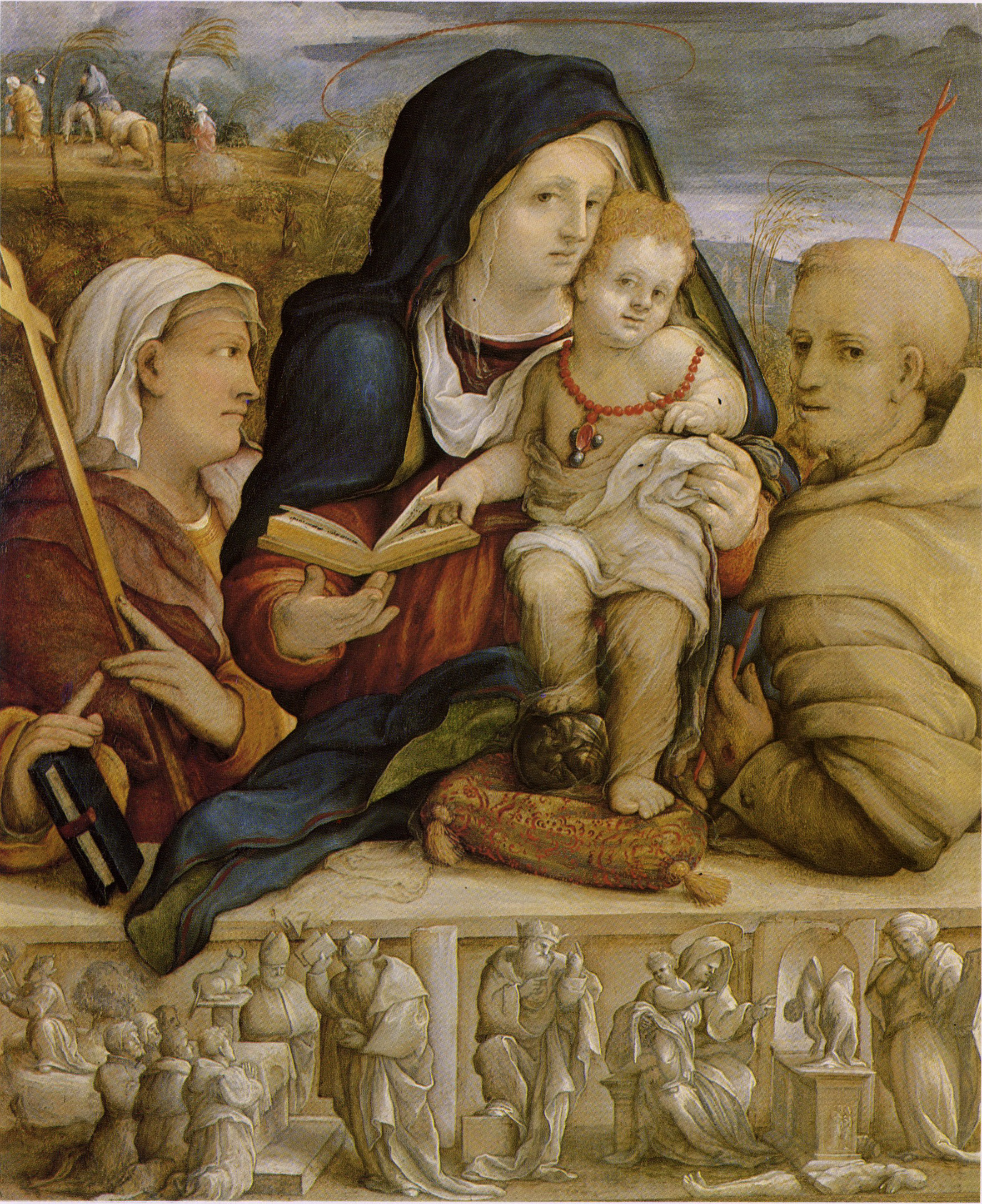 Madonna and Child with SS Helen and Francis