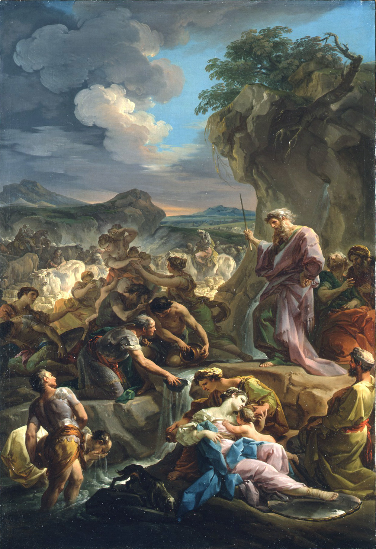 Moses Striking the Rock