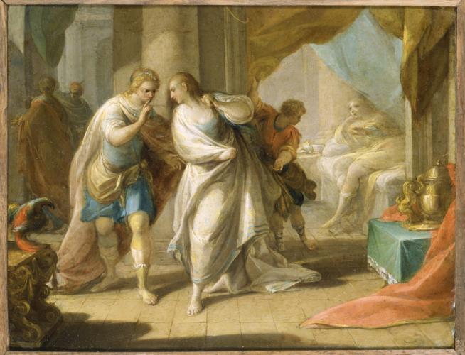 Amnon's Outrage on behalf of his Sister Tamar  Absalom [one of a pair]