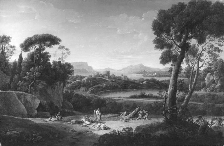 Pair of Ideal Landscapes in the campagna near Pozzuoli 2