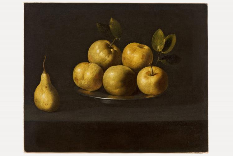 Plato de Manzanas y Pera