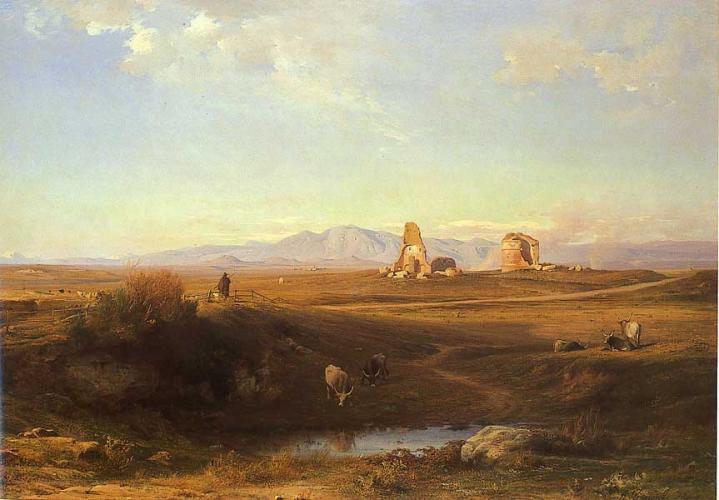 The Campagna at Lungezza near Rome