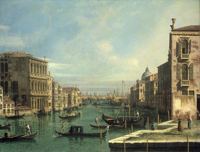 The Grand Canal from the Campo San Vio