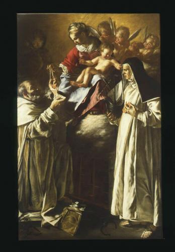 The Virgin bestowing the insignia of the Mercederians