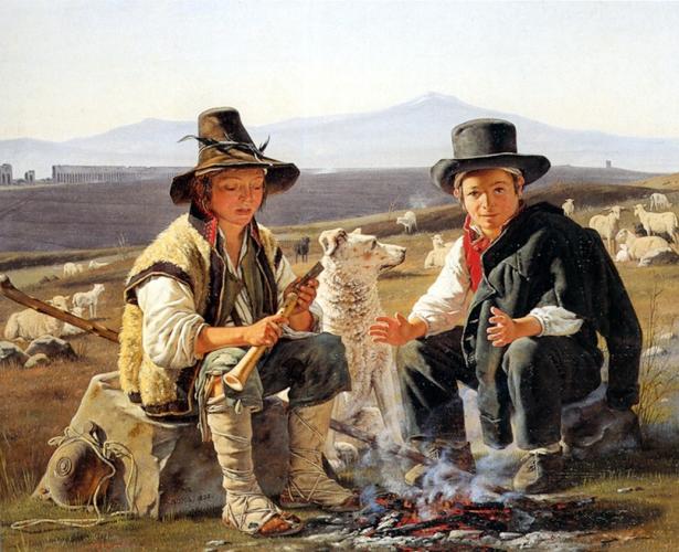 Two Shepherd Boys in the Roman Campania