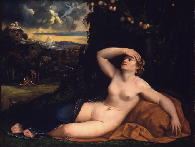 Venus Awakened by Cupid