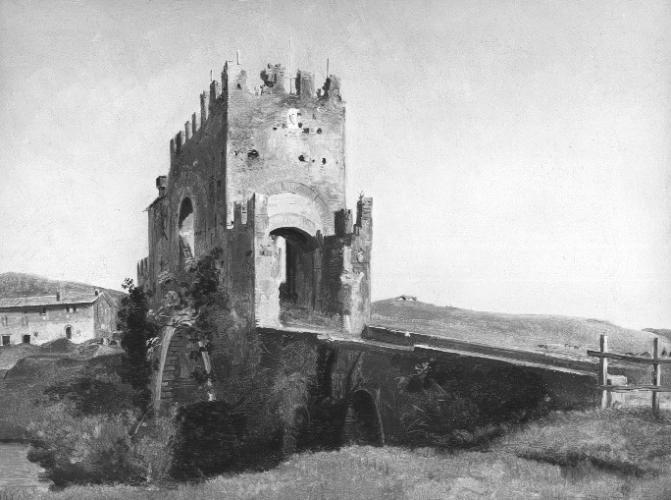 View of the Ponte Nomentano